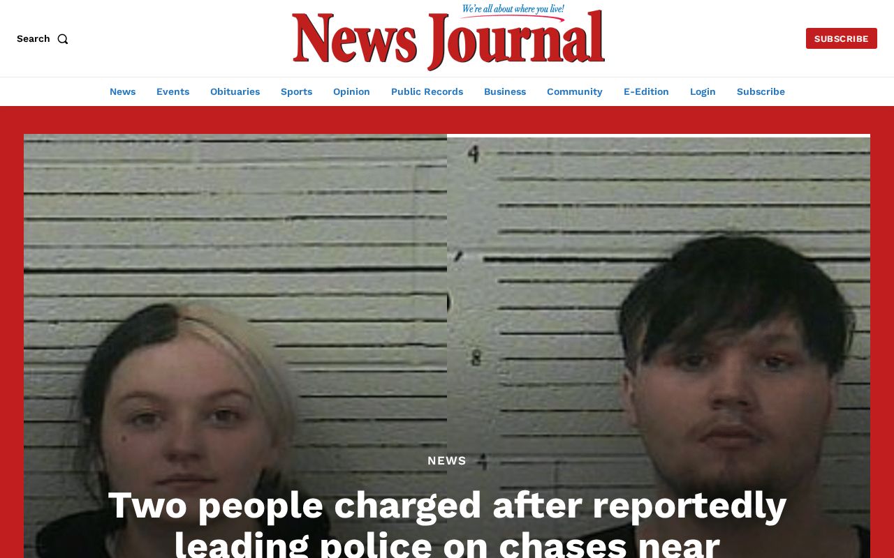 The News Journal local Knox County arrest report